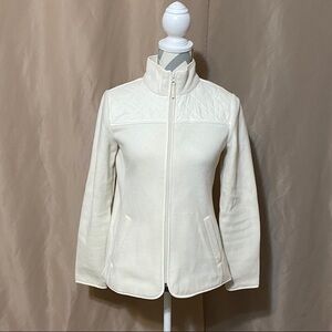 Talbots XS Quilted Fleece Jacket